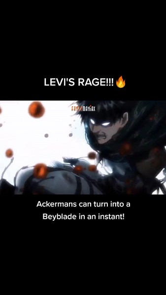 Levi's Rage: A Beyblade Moment in Attack on Titan