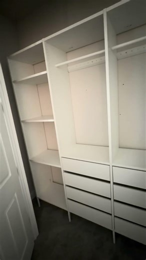 This Empty Closet Became a Luxury IKEA AURDAL Setup