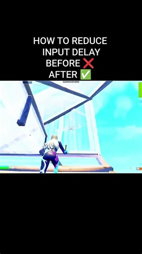 How to Reduce Input Delay in Fortnite! ⚡🎮 #fortnite #settings #foryou #shorts