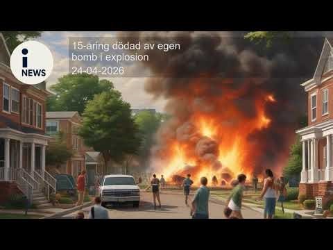 15-åring dödad av egen bomb i explosion