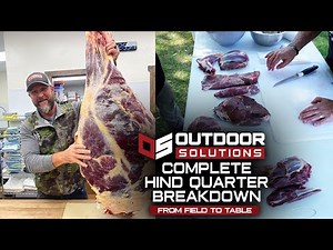 How to Butcher Venison Hind Quarter | Every Cut Explained by Chef Albert