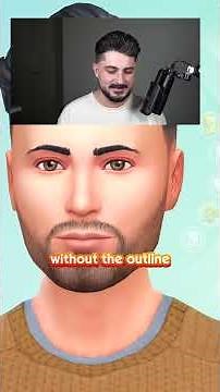 Outline Method in Create a Sim! #thesims4 #createasim #cas #simself #simsselves