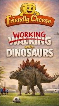 Friendly Cheese Comedy - Working with Dinosaurs Special - https://buymeacoffee.com/friendlycheese