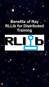 Benefits of Ray RLLib for Distributed Training #ai #artificialintelligence #machinelearning #aiagent