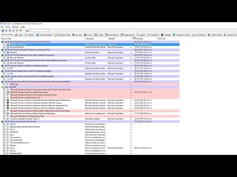 Utilidad de Sysinternals - Autoruns
