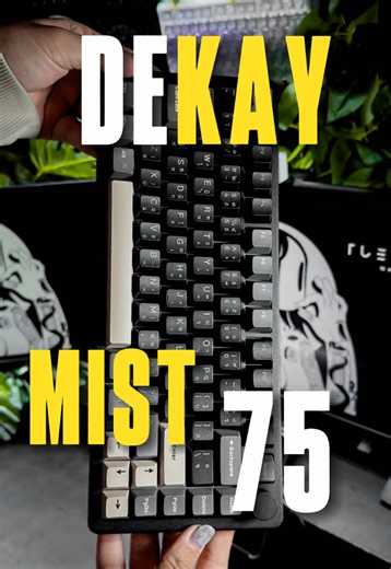 Dekay Mist75✨ 🤍 Thank You @Big Penguin Keyboard 🤍 #ฝุ่นเต็มโต๊ะ #bigpenguinstore #keyboard #dekay #dekaymist75