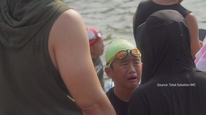 6.2K views · 101 reactions | Sink or swim. A new film tells the story of 30 young kids who took on the challenge of swimming from Taiwan's main island to a rugged islet five kilometers off the coast. | TaiwanPlus News | Facebook
