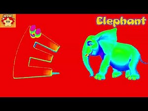 Learn Letter E Funny effects and sounds #alphabet #nurseryrhymes #learning #kids