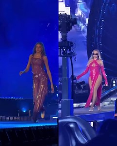 #Repost @beysgroove_ Serving the runway. Beyoncé and Blue Ivy’s catwalk. _____ #beyoncé #cowboycarter #blueivy #country #renaissance #runway #daughter #music #tour #fashion #woman | Fashion Bomb Daily