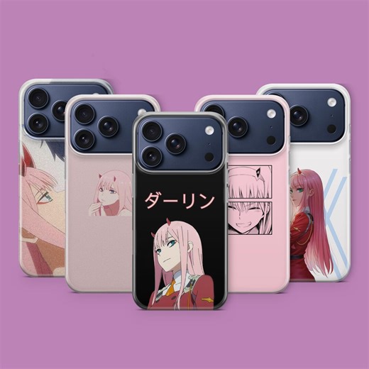 Zero Two Phone Case Darling in the Franxx Horn Girl Manga Cover for iPhone Pro Max Air Mini Plus E Samsung Ultra Fe Google Pixel Pro XL A - Etsy