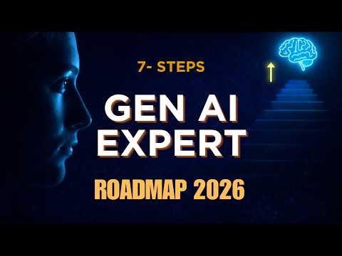 7 Step Roadmap to Become a GenAI Expert in 2026 | #genai #roadmap2026