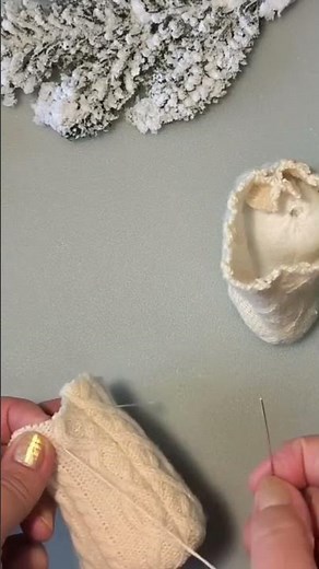 Little Winter Gnome "Snowy" in a Cozy Sweater | Step-by-Step Tutorial 👆🏻tap for more