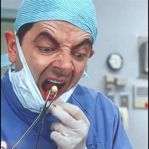 Mr. Bean effortlessly removed the shell casing, leaving all the doctors feeling ashamed. #shorts