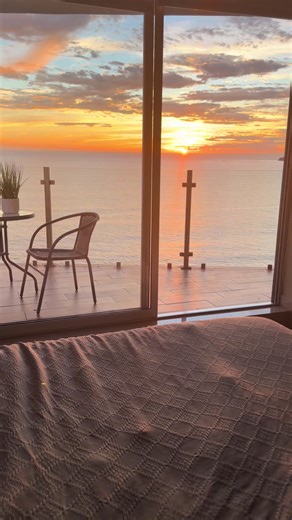 A una reservación de esta vista 🥹👙#viajestiktok #hospedajes #airbnb #vistaalmar #fypp