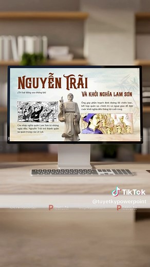Mẫu Slide Nguyễn Trãi - Danh Nhân Lịch Sử Việt Nam