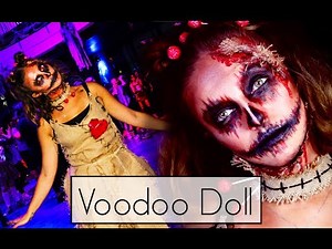 Voodoo Doll Halloween Make Up / Tutorial
