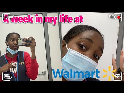 A week in my life at Walmart | FITTING ROOM APPAREL ASSOCIATE
