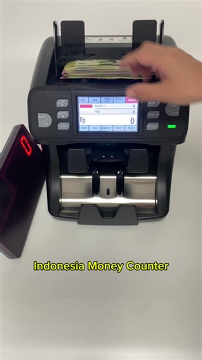 Dose a money counting machine need a super large customer display? necessary or unnecessary? Comment below #moneycounter #billcounter #cashcounting #moneycounting #idr