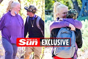 Mama June, 42, packs on the PDA while hiking with new boyfriend Justin, 34