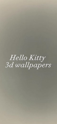 Hello Kitty 3D Wallpaper Collection