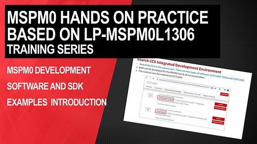 MSPM0 Hands-on Practice based on LP-MSPM0L1306 | TI.com