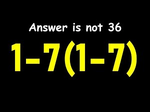 This Math Problem Tricks Everyone!