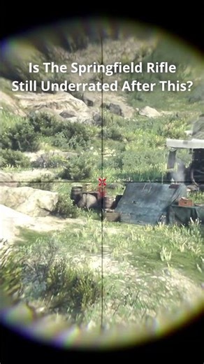 Springfield Rifle Hits Different in RDR2 #rdr2 #rdr2