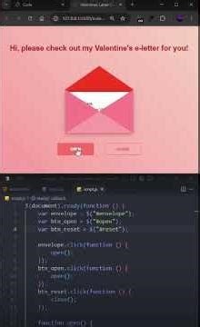 valentine coding vibe#valentinesday #valentinespecial #valentinesgift #coding #webdevelopment