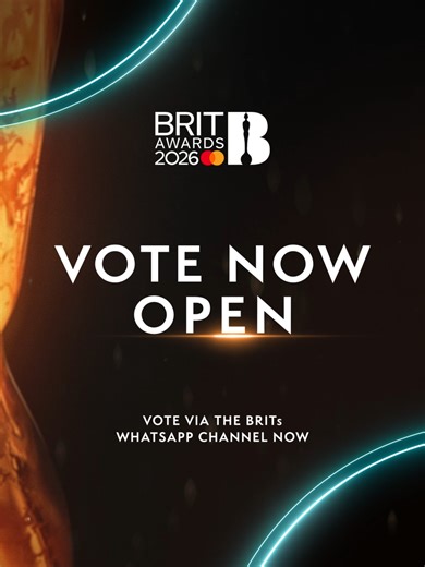 🗳️ VOTE IS NOW OPEN! 🗳️ vote for your fave track for both Song of the Year with Mastercard and International Song of the Year categories you can vote via WhatsApp every 24 hours, with one vote per category a day. voting is open until 11:59pm GMT on Friday 13th Feb. Full Ts&Cs available at brits.co.uk Click the link in our bio to vote