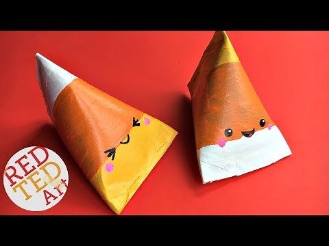 Candy Holder - Candy Corn Treat Boxes for Halloween & Thanks Giving