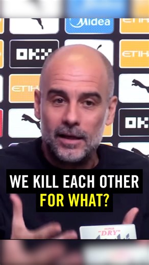 Thank you Pep Guardiola for using your platform. Governments killing, displacing and dehumanising millions across the world want to make us think it’s normal. But Guardiola is right. We can’t look away. And we cannot accept it. What is being asked of us right now is to fight for justice, for every single human. You’re not alone. Let’s do it together. 🕯️ | Amnesty International UK