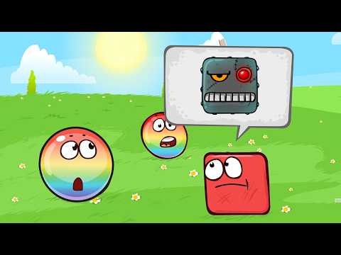 Red Ball 4 🌈 Rainbow Ball In The Factory Stage 3