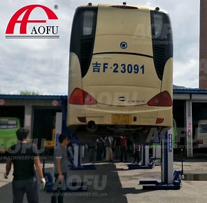 [Hot Item] China Approved Mobile Auotomotive Bus Truck Car Lifting Machine Single Post Car Lift