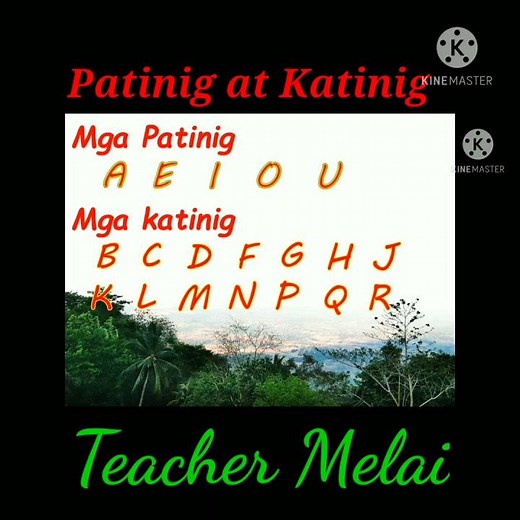 MGA PATINIG AT KATINIG NG ALPABETONG FILIPINO
