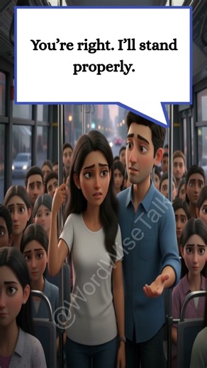 On a Crowded Bus | Simple English Conversation for Beginners | Daily Life English #wordwisetalk