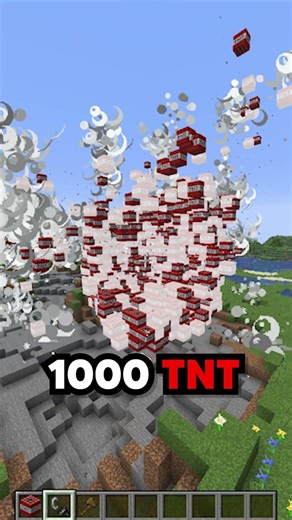 How much TNT does it take to blow up this minecraft server #minecraft #explosion #server