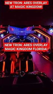 NEW TRON: ARES overlay TRON Lightcycle Run at Walt Disney World Florida Nine Inch Nails #tronares