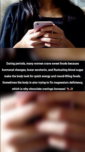 Why Women Crave Chocolate During Periods! 🍫✨ (Science Explained)