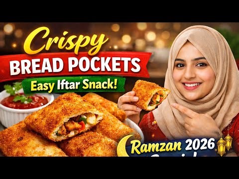 Crispy Bread Pocket Recipe | Easy Iftar Snack | Ramzan Special Recipe 2026