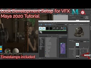 Look Development Setup for VFX - Maya Tutorial