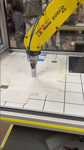 Fanuc Robot - Tracing the Shape of a Square, Triangle, and Circle