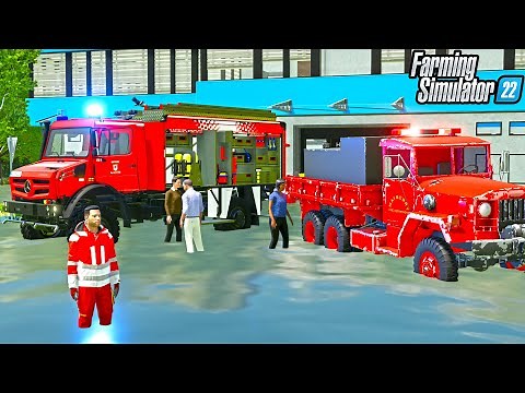 CITY FLOODED BY 5 FEET OF WATER | Farming Simulator 22