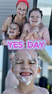 ✨YES DAY✨ Getting pied in the face with Cool Whip! We had so much fun. Axl came up with the idea and we made it happen! #YES #YesDayChallenge #YesDay | Erika Thomas