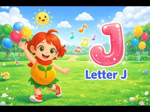 Letter J Phonics Song | J Says /j/ | Jam Jug Juice Jeep Jump Jellyfish | Learn Letter J