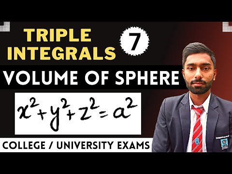 Volume Of Sphere Using Triple Integral || Important Concepts || Multiple Integrals ||