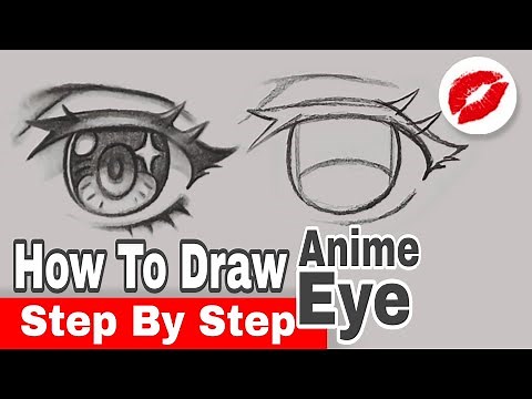 How to draw an anime eye [Step by step] Easy anime eye drawing tutorial for beginners