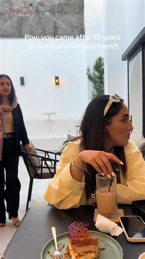 Get together with the best friends,her reaction surprised me ❤️#fyp #heartwarming #funnyvideos #friends #usa