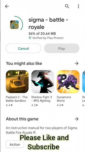Sigma battle royale game on play Store | Sigma battle royale | Sigma battle royale game