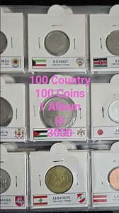 100 Country 100 Coins 1 Album @ 3000