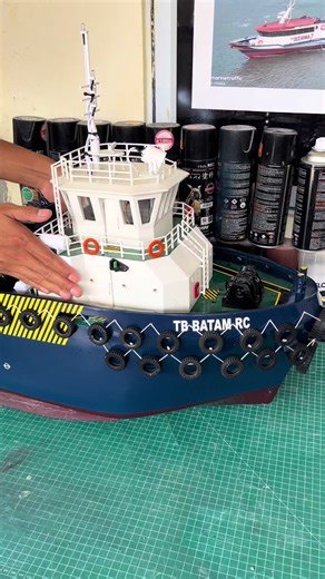 Wiring Electrical Lamp RC Tug Boat